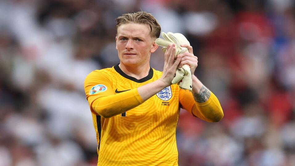 England goalkeeper Jordan Pickford